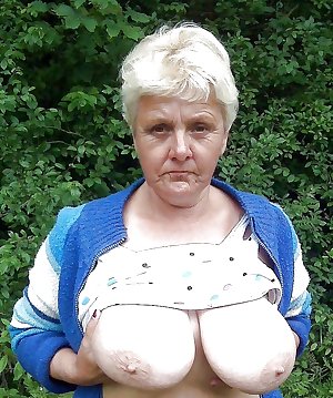 Granny her saggy tits 1.
